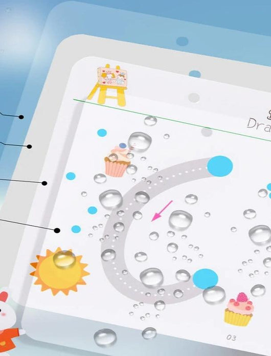 Cahier de Pratique Magique Réutilisable pour Enfants – Méthode Montessori