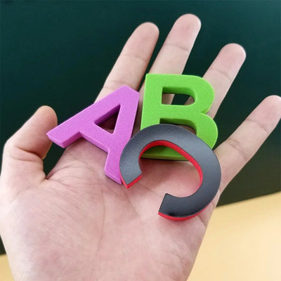 Autocollants Éducatifs : Lettres  et nombres Magnétiques pour Enfants en Mousse EVA