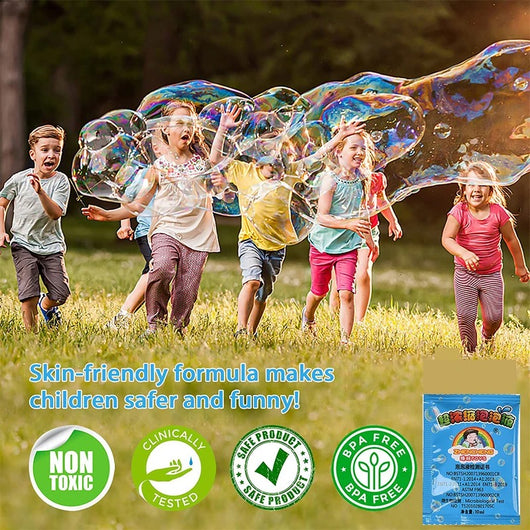 Recharges de Liquide à Bulles de Savon Concentré 100ml 10pcs