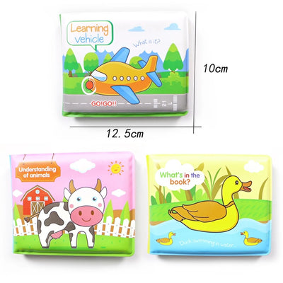 Livre Éducatif Indéchirable et Imperméable pour Bébé - Découvertes sans Limite!