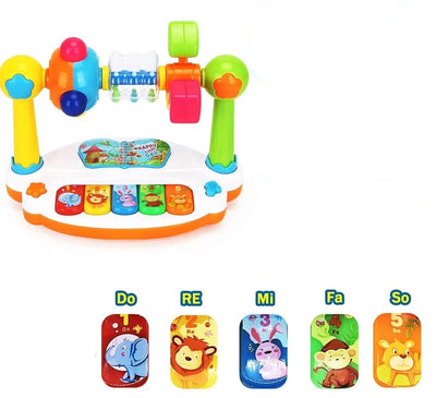 Jouet de Piano Musical Rotatif pour Bébé
