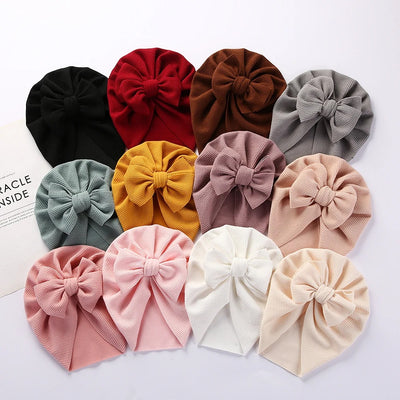 Turban avec nœud papillon pour bébé