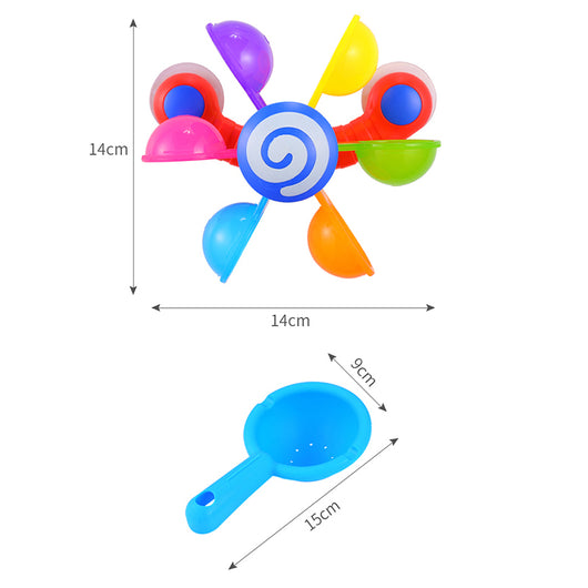 Jouets de bain colorés pour bébé