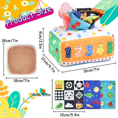 Boîte à Mouchoirs Magique Montessori pour Bébé