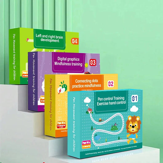 Cahier de Pratique Magique Réutilisable pour Enfants