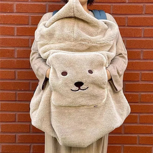 Couverture Peluche Ours