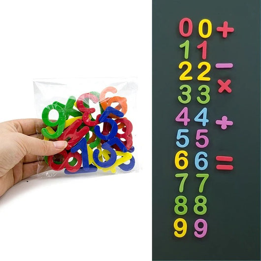 Autocollants Éducatifs : Lettres  et nombres Magnétiques pour Enfants en Mousse EVA