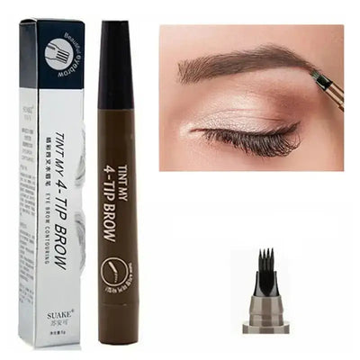 Stylo à Sourcils 4D – Effet Microblading Waterproof & Longue Tenue