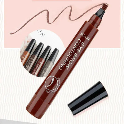 Stylo à Sourcils 4D – Effet Microblading Waterproof & Longue Tenue