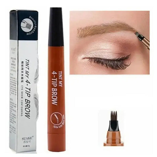 Stylo à Sourcils 4D – Effet Microblading Waterproof & Longue Tenue