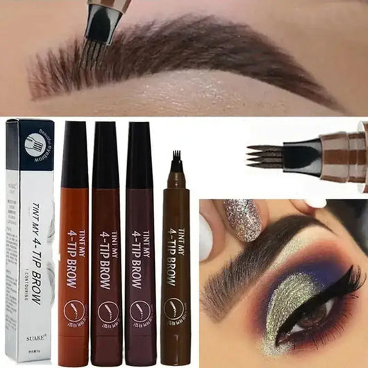 Stylo à Sourcils 4D – Effet Microblading Waterproof & Longue Tenue