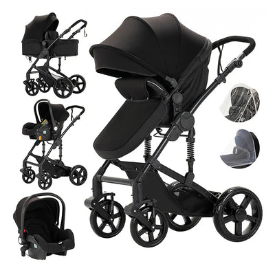 Poussette Luxe trio 3 en 1 pour bébé dernière génération