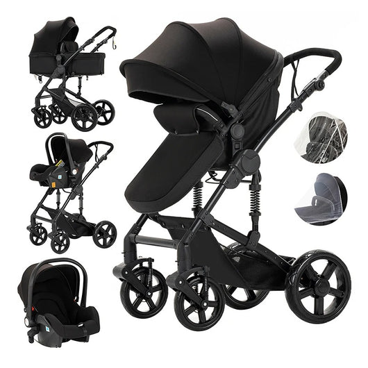 Poussette Luxe trio 3 en 1 pour bébé dernière génération