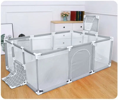 Parc Bébé de Jeu Sécurisé avec Filet – Grand Espace de Jeux Intérieur