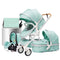 Poussette Bébé Trio 3 en 1 Premium - Poussette, Landau et Siège Auto