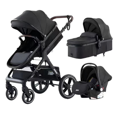 Poussette Bébé Trio 3 en 1 Dernière Génération - Poussette, Landau et Siège Auto