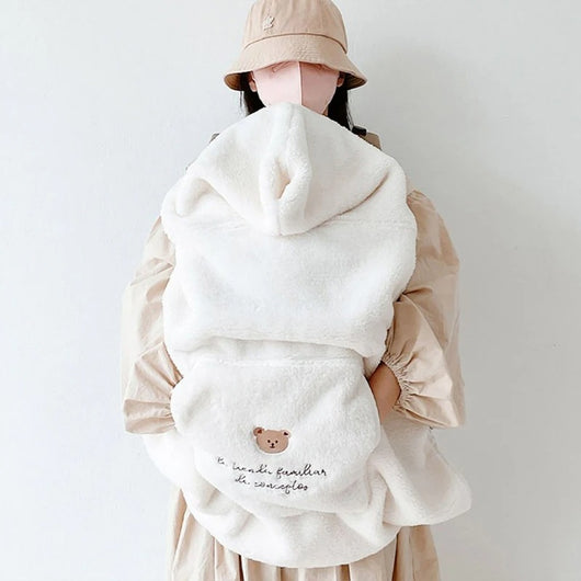 Couverture Peluche Ours