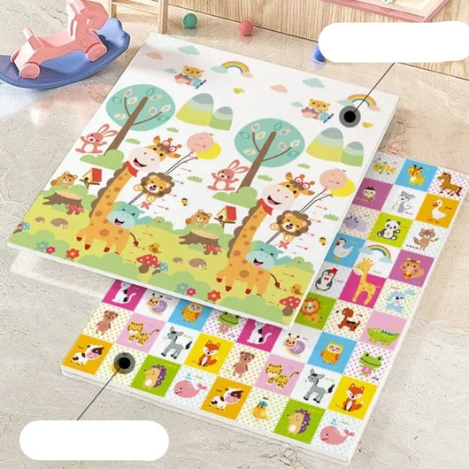 Tapis de Jeu Double Face Pour Bébé
