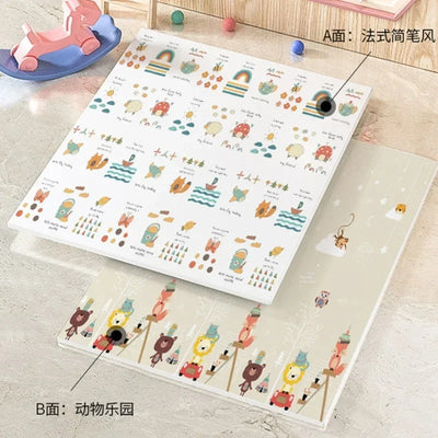 Tapis de Jeu Double Face Pour Bébé - 180x200cm