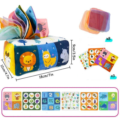 Boîte à Mouchoirs Magique Montessori pour Bébé