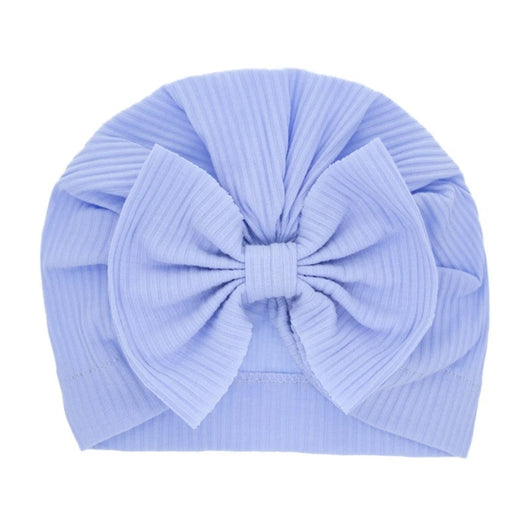 Turban en coton avec gros nœud pour bébé fille