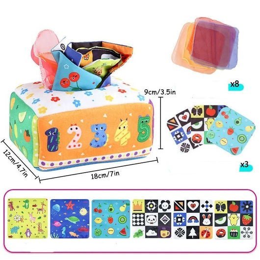Boîte à Mouchoirs Magique Montessori pour Bébé