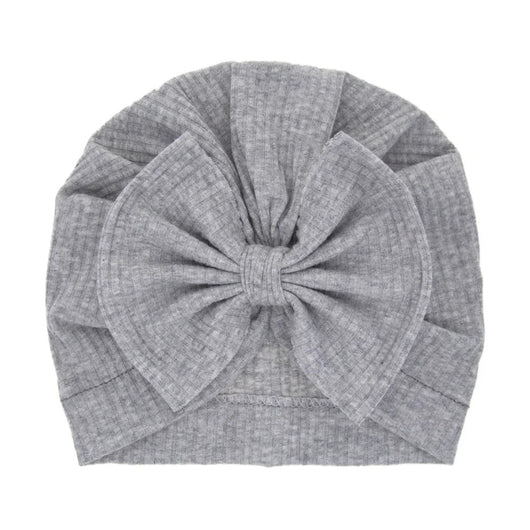 Turban en coton avec gros nœud pour bébé fille