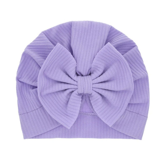 Turban en coton avec gros nœud pour bébé fille