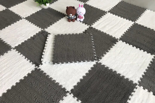 Tapis de Puzzle Doux et Amusant pour Pour Bébé 20pcs