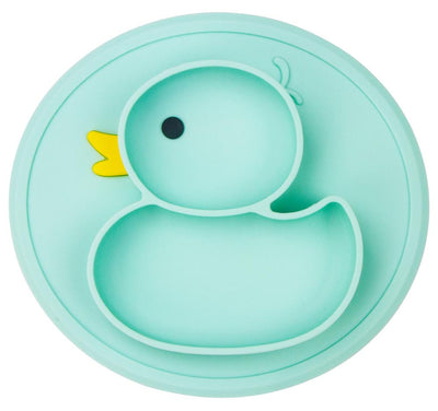 Assiette canard en silicone antidérapant - 9mois et moi