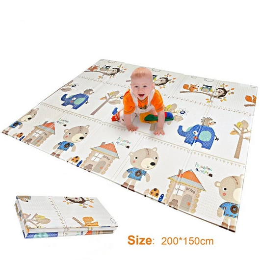Tapis de Jeu Double face pour bébé 150x200 - 9mois et moi