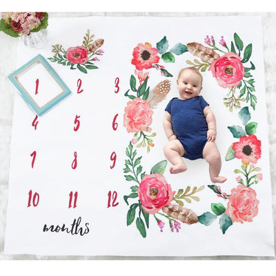 Tapis Décor Photo Bébé - 9mois et moi