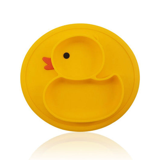 Assiette canard en silicone antidérapant - 9mois et moi