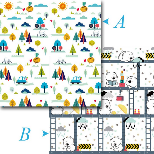 Tapis de Jeu pliable pour Enfants 180x200 - 9mois et moi