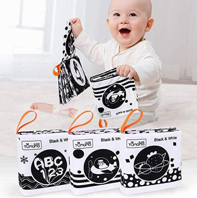 3 livres en tissu doux pour bébé - 9mois et moi