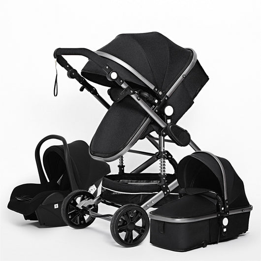 Poussette Bébé Trio 3 en 1 Premium - Poussette, Landau et Siège Auto