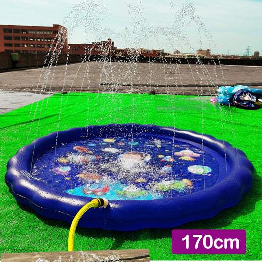 Tapis à Jet D’eau - Tapis de pulvérisation d'eau extérieur gonflable