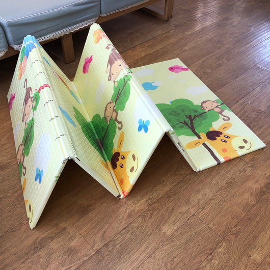 Tapis de Jeu Double face pour bébé 180x200cm - 9mois et moi