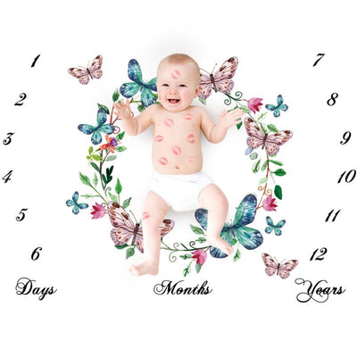 Tapis Décor Photo Bébé - 9mois et moi