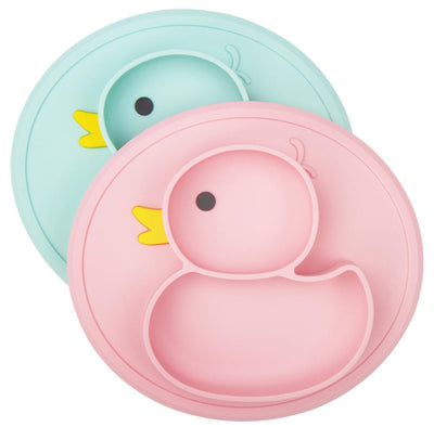 Assiette canard en silicone antidérapant - 9mois et moi