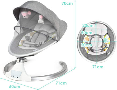 Chaise Longue électrique à bascule pour bébé