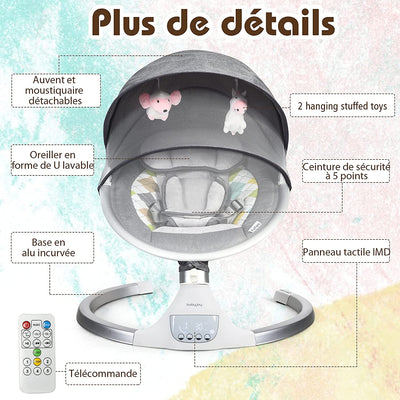 Balancelle électrique pour bébé