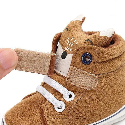 Chaussures hautes animaux à lacets - 9mois et moi