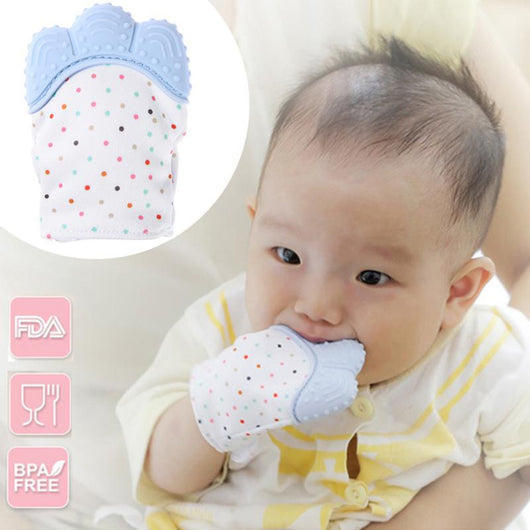 Gant soulageant de dentition bébé - 9mois et moi