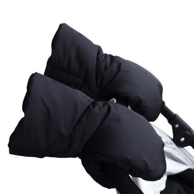 Gants de poussette chauds en fourrure polaire