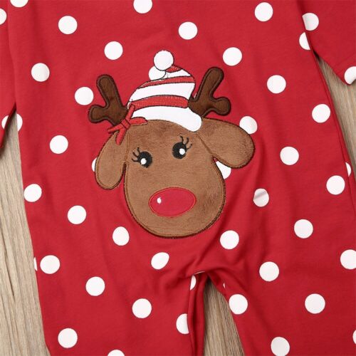 Barboteuse de noël pour bébé garçon et fille