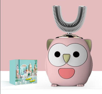 Brosse à dents électrique pour enfants en forme de U