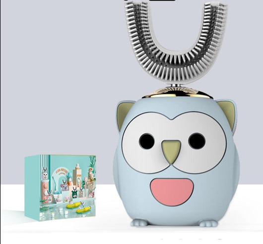 Brosse à dents électrique pour enfants en forme de U