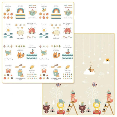 Tapis de Jeu Double Face Pour Bébé - 180x200cm