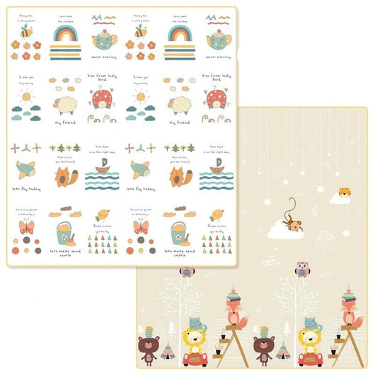 Tapis de Jeu Double Face Pour Bébé - 180x200cm